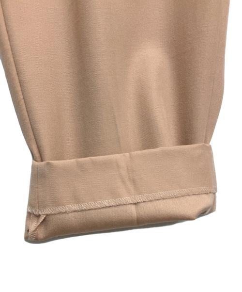 nonnotte（ノノット）NONNOTTE (ノノット) 2 TACK WIDE TAPERED TROUSERS ピンク サイズ:5の古着・服飾アイテム