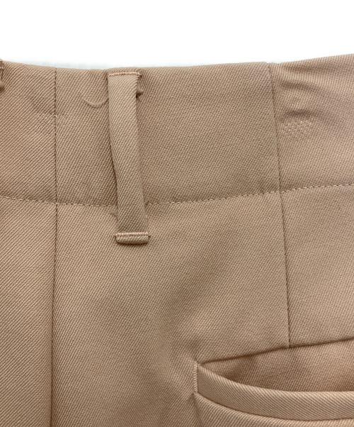 nonnotte（ノノット）NONNOTTE (ノノット) 2 TACK WIDE TAPERED TROUSERS ピンク サイズ:5の古着・服飾アイテム