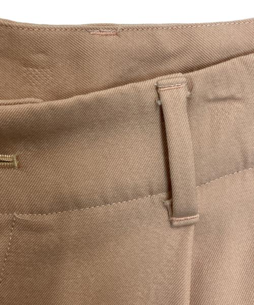 nonnotte（ノノット）NONNOTTE (ノノット) 2 TACK WIDE TAPERED TROUSERS ピンク サイズ:5の古着・服飾アイテム