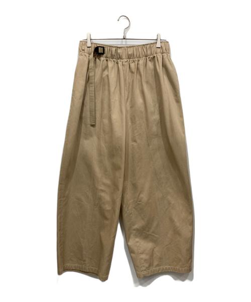 REVERBERATE（リバーバレイト）REVERBERATE (リバーバレイト) BELTED TROUSERS TYPE-3 ベージュ サイズ:4の古着・服飾アイテム