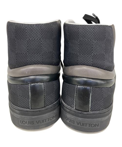 LOUIS VUITTON（ルイ ヴィトン）LOUIS VUITTON (ルイ ヴィトン) ハイカットスニーカー　ダミエ ブラック サイズ:SIZE5SIZE5の古着・服飾アイテム