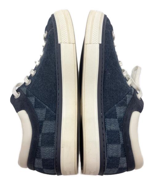 LOUIS VUITTON（ルイ ヴィトン）LOUIS VUITTON (ルイ ヴィトン) スニーカー ホワイト×インディゴ サイズ:5の古着・服飾アイテム