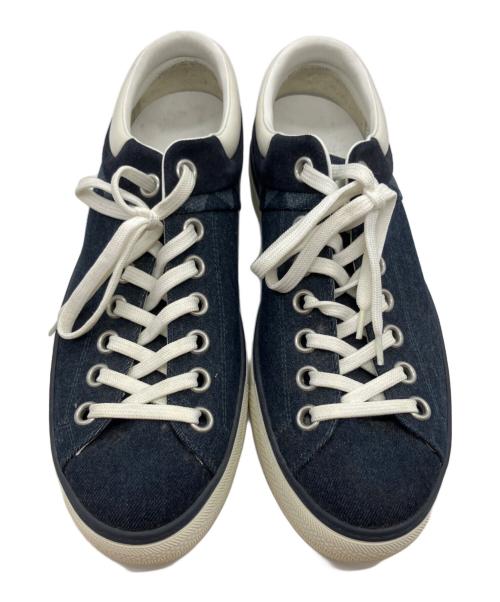LOUIS VUITTON（ルイ ヴィトン）LOUIS VUITTON (ルイ ヴィトン) スニーカー ホワイト×インディゴ サイズ:5の古着・服飾アイテム