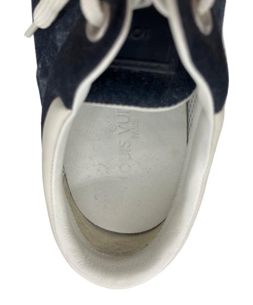 LOUIS VUITTON（ルイ ヴィトン）LOUIS VUITTON (ルイ ヴィトン) スニーカー ホワイト×インディゴ サイズ:5の古着・服飾アイテム