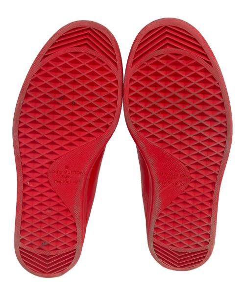 LOUIS VUITTON（ルイ ヴィトン）LOUIS VUITTON (ルイ ヴィトン) ローカットスニーカー レッド サイズ:SIZE5の古着・服飾アイテム