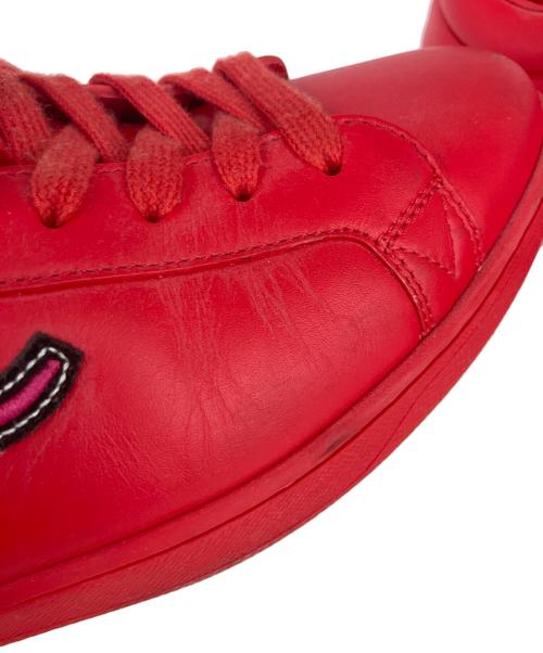 LOUIS VUITTON（ルイ ヴィトン）LOUIS VUITTON (ルイ ヴィトン) ローカットスニーカー レッド サイズ:SIZE5の古着・服飾アイテム
