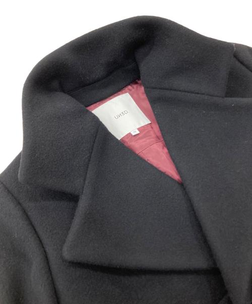 UN3D.（アンスリード）UN3D. (アンスリード) マスキュリンコート ブラック サイズ:38の古着・服飾アイテム