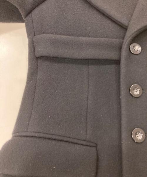 UN3D.（アンスリード）UN3D. (アンスリード) マスキュリンコート ブラック サイズ:38の古着・服飾アイテム