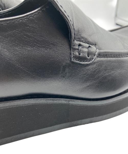 Y's（ワイズ）Y's (ワイズ) スムースレザー 厚底スリッポン ブラック サイズ:SIZE3の古着・服飾アイテム