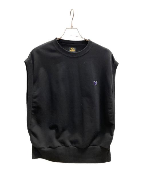 Needles（ニードルズ）Needles (ニードルズ) Sleeveless Sweat ブラック サイズ:Мの古着・服飾アイテム