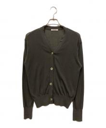 Whim Gazette（ウィムガゼット）の古着「14Gカーディガン」｜グレー