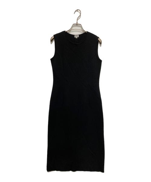 FOXEY BOUTIQUE（フォクシー ブティック）FOXEY BOUTIQUE (フォクシー ブティック) ノースリーブニットワンピース ブラック サイズ:SIZE 40の古着・服飾アイテム