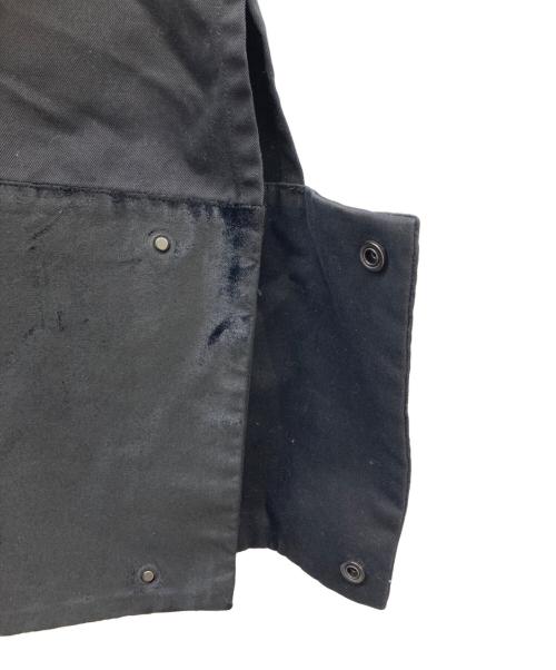 MM6 Maison Margiela（エムエムシックスメゾンマルジェラ）MM6 Maison Margiela (エムエムシックスメゾンマルジェラ) 裾切替コート ブラック サイズ:36の古着・服飾アイテム