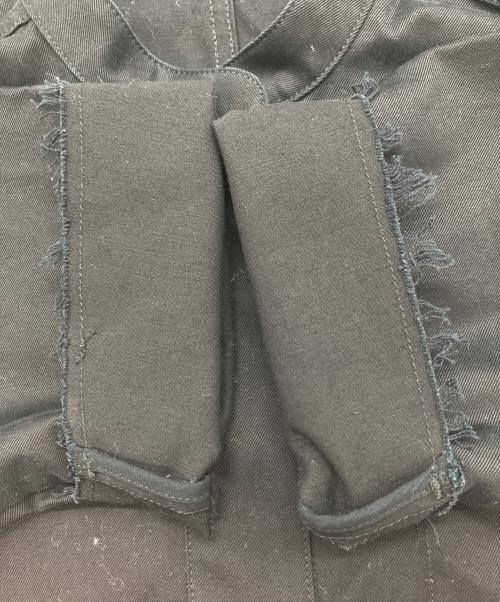 MM6 Maison Margiela（エムエムシックスメゾンマルジェラ）MM6 Maison Margiela (エムエムシックスメゾンマルジェラ) 裾切替コート ブラック サイズ:36の古着・服飾アイテム