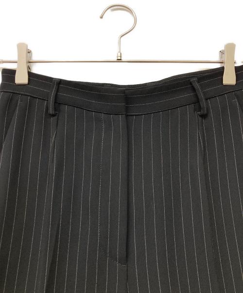 MM6 Maison Margiela（エムエムシックスメゾンマルジェラ）MM6 Maison Margiela (エムエムシックスメゾンマルジェラ) ストライプパンツ ブラック サイズ:38の古着・服飾アイテム