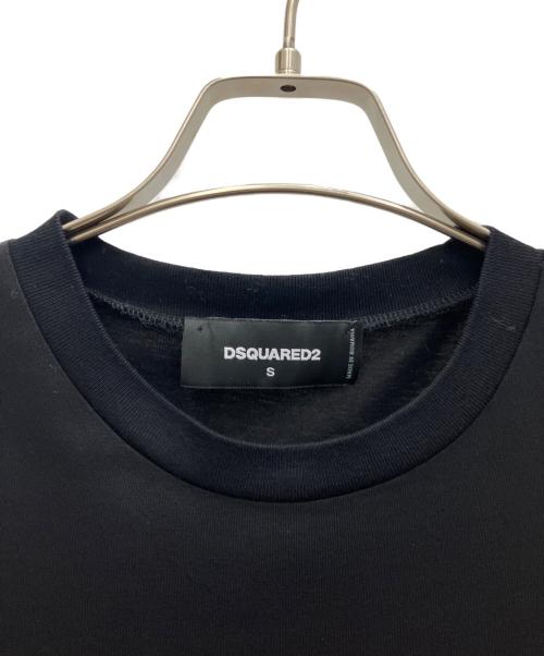 DSQUARED2（ディースクエアード）DSQUARED2 (ディースクエアード) Tシャツ ブラック サイズ:Sの古着・服飾アイテム