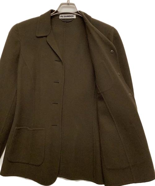 JIL SANDER+（ジルサンダープラス）JIL SANDER+ (ジルサンダープラス) ウールテーラードジャケット カーキ サイズ:38の古着・服飾アイテム