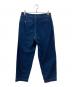 unfil (アンフィル) COTTON DENIM 2TUCK TROUSERS ブルー サイズ:4：4500円