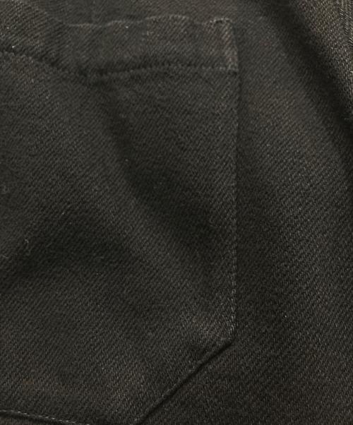 nestrobe confect（ネストローブ コンフェクト）nestrobe confect (ネストローブ コンフェクト) ルーズデニムワイドトラウザー ブラック サイズ:4の古着・服飾アイテム