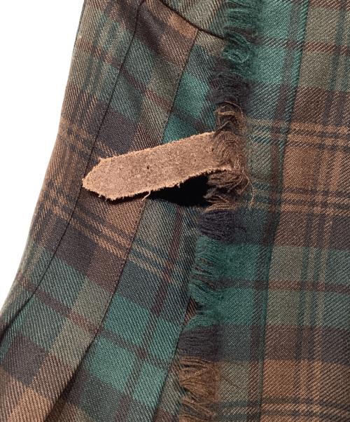 O'NEIL OF DUBLIN（オニールオブダブリン）O'NEIL OF DUBLIN (オニールオブダブリン) チェックキルトスカート グリーン サイズ:GB8の古着・服飾アイテム