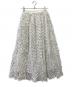 OBLI（オブリ）の古着「マーガレットレーススカート」｜ホワイト