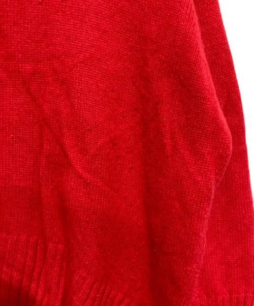 OBLI（オブリ）OBLI (オブリ) カラーハイネックニット レッド サイズ:FREEの古着・服飾アイテム