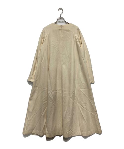 OBLI（オブリ）OBLI (オブリ) ウールAラインワンピース アイボリー サイズ:Sの古着・服飾アイテム