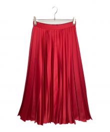 TSURU by MARIKO OIKAWA（ツルバイマリコオイカワ）の古着「プリーツスカート」｜レッド