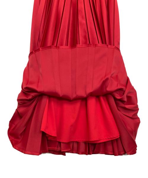 TSURU by MARIKO OIKAWA（ツルバイマリコオイカワ）TSURU by MARIKO OIKAWA (ツルバイマリコオイカワ) プリーツスカート レッド サイズ:36 未使用品の古着・服飾アイテム