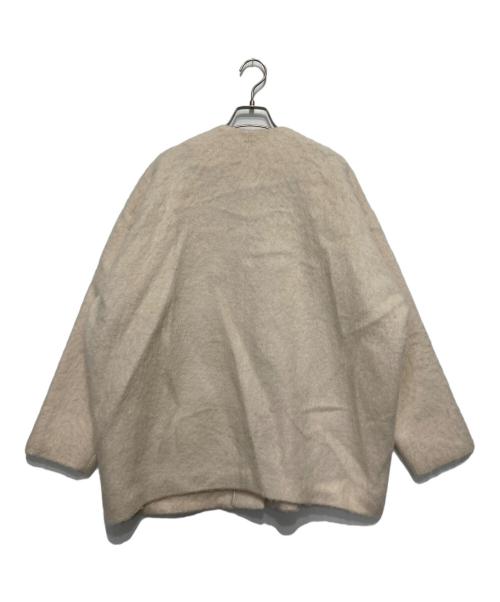 YORI（ヨリ）yori (ヨリ) ウールモヘアシャギージャケット ベージュ サイズ:FREEの古着・服飾アイテム