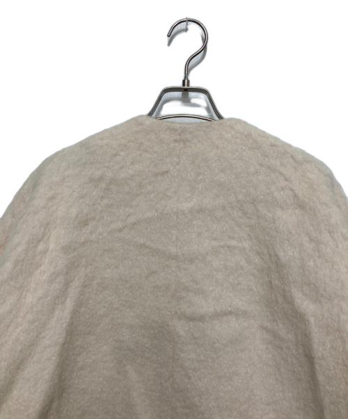 YORI（ヨリ）yori (ヨリ) ウールモヘアシャギージャケット ベージュ サイズ:FREEの古着・服飾アイテム