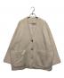 yori（ヨリ）の古着「ウールモヘアシャギージャケット」｜ベージュ