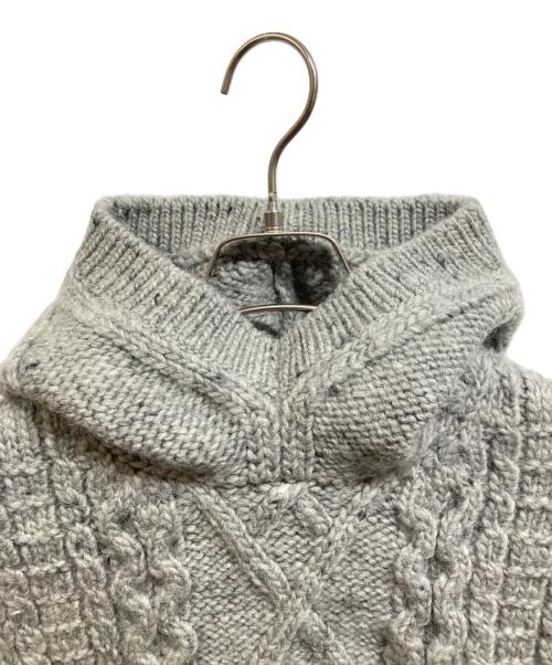 TAO COMME des GARCONS（タオ コムデギャルソン）TAO COMME des GARCONS (タオ コムデギャルソン) BATONER (バトナ―) フードニットベスト グレー サイズ:Mの古着・服飾アイテム