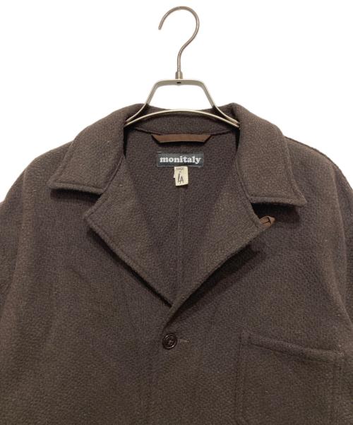 MONITALY（モニタリー）MONITALY (モニタリー) ウール混コート ブラウン サイズ:SIZE 42の古着・服飾アイテム