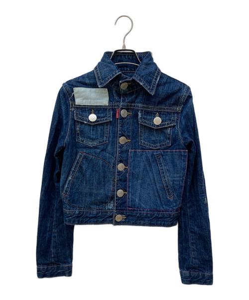 DSQUARED2（ディースクエアード）DSQUARED2 (ディースクエアード) デニムジャケット ブルー サイズ:38の古着・服飾アイテム