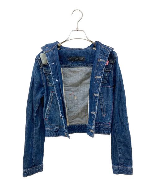 DSQUARED2（ディースクエアード）DSQUARED2 (ディースクエアード) デニムジャケット ブルー サイズ:38の古着・服飾アイテム