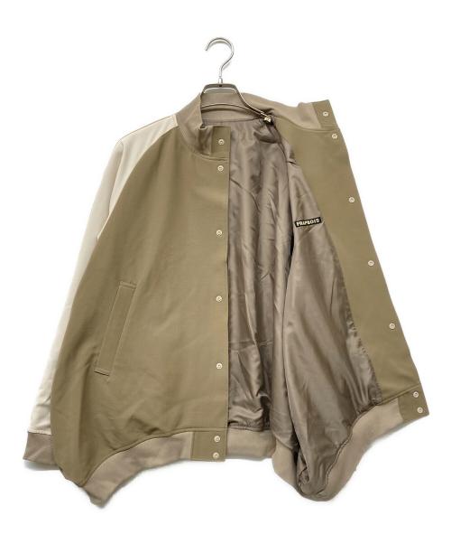 FRAPBOIS（フラボア）FRAPBOIS (フラボア) エンボスチェック ジャケット ベージュ サイズ:1の古着・服飾アイテム