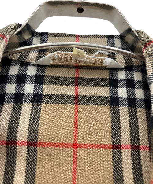 Burberry's（バーバリーズ）Burberry's (バーバリーズ) 金釦チェックシャツ ベージュ サイズ:SIZE13の古着・服飾アイテム