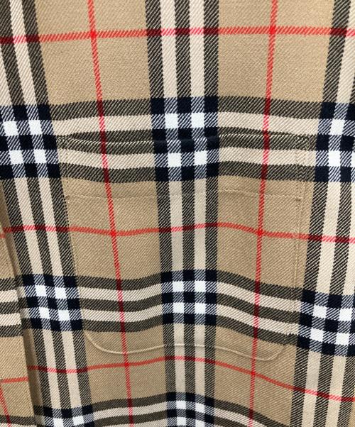 Burberry's（バーバリーズ）Burberry's (バーバリーズ) 金釦チェックシャツ ベージュ サイズ:SIZE13の古着・服飾アイテム
