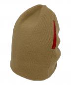 PRADA SPORTSプラダスポーツ）の古着「ニット帽」｜ベージュ