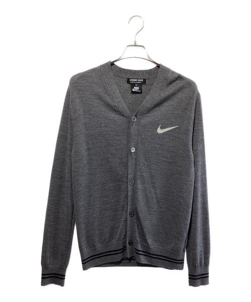 COMME des GARCONS HOMME DEUX（コムデギャルソン オム ドゥ）COMME des GARCONS HOMME DEUX (コムデギャルソン オム ドゥ) NIKE (ナイキ) カーディガン グレー サイズ:SIZE Mの古着・服飾アイテム