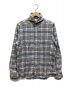 finamore（フィナモレ）の古着「チェックシャツ」｜グレー