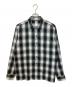 Ron Herman（ロンハーマン）の古着「オンブレチェックオープンカラーシャツ」｜ブラック