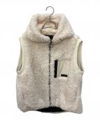 Ayaneアヤネ）の古着「プードルファーフーデッドベスト」｜アイボリー