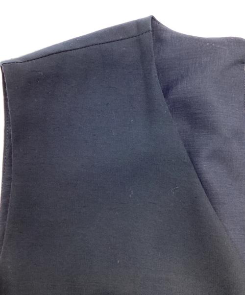 BLENHEIM（ブレンヘイム）BLENHEIM (ブレンヘイム) Vネックロングワンピース ネイビー サイズ:XSの古着・服飾アイテム