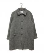 PALTOパルト）の古着「バルマカーンヘリンボーンコート」｜グレー