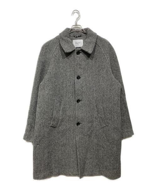 PALTO（パルト）PALTO (パルト) バルマカーンヘリンボーンコート グレー サイズ:54の古着・服飾アイテム