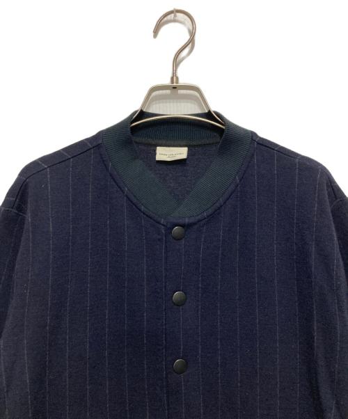 DRIES VAN NOTEN（ドリスヴァンノッテン）DRIES VAN NOTEN (ドリスヴァンノッテン) ストライプボンバージャケット ネイビー サイズ:Mの古着・服飾アイテム