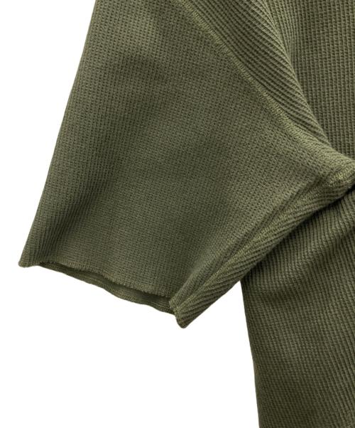 blurhms ROOTSTOCK（ブラームスルーツストック）blurhms ROOTSTOCK (ブラームスルーツストック) ワッフルS/Sカットソー グリーン サイズ:SIZE 2の古着・服飾アイテム