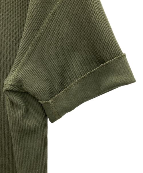 blurhms ROOTSTOCK（ブラームスルーツストック）blurhms ROOTSTOCK (ブラームスルーツストック) ワッフルS/Sカットソー グリーン サイズ:SIZE 2の古着・服飾アイテム
